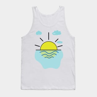 sun and sea Tank Top